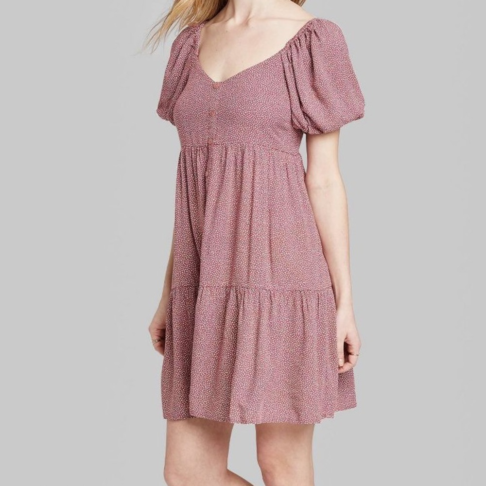 Wild fable puff sleeve dress